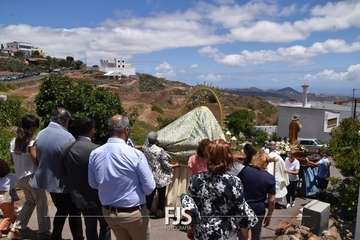 La Breña pone fin a sus fiestas con misa, procesión y verbena/Francisco Javier Santana.